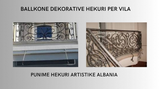 Porte dekorative për shtëpi private, Porta hekuri të jashtme, Tavolina dhe Karrige hekuri për bare ofron Punime Hekuri Artistike Albania